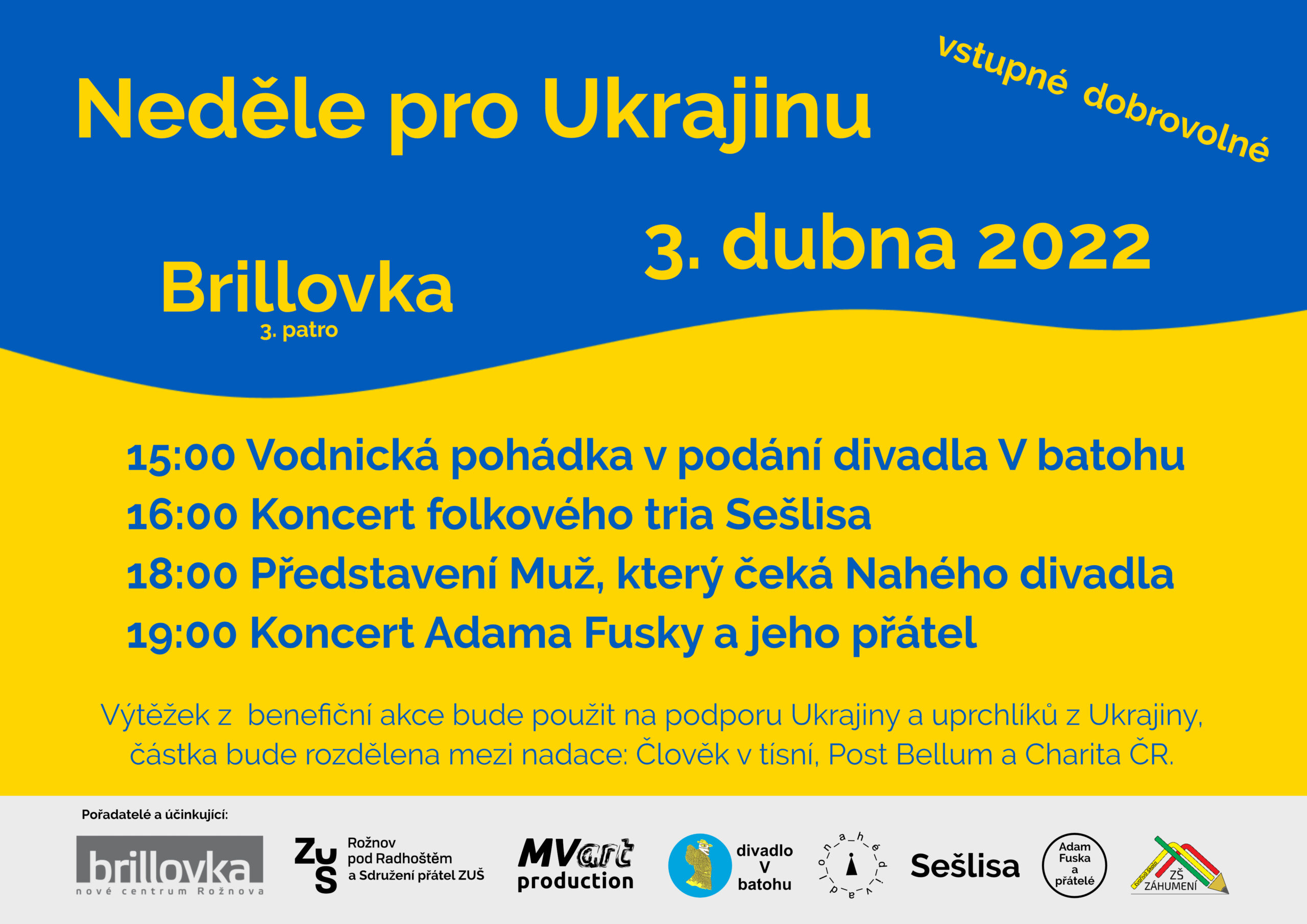 Neděle pro Ukrajinu - plakát