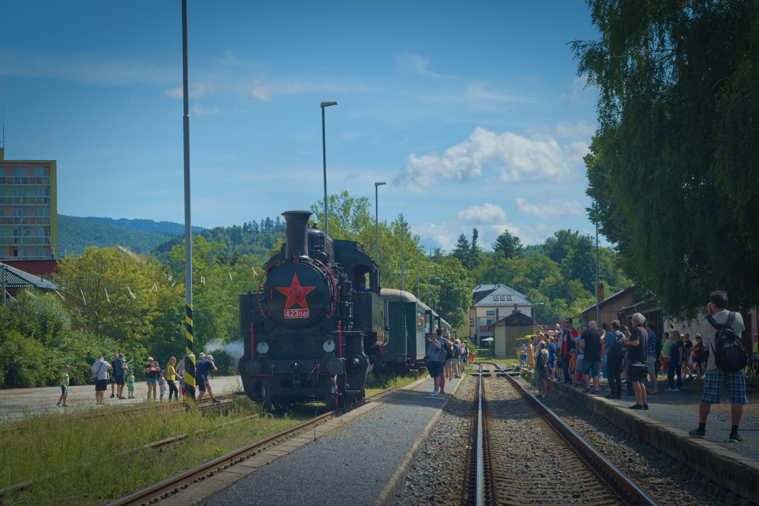 Rožnovské parní léto-lokomotiva Rožnov