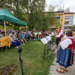 Dechová hudba Záhořané na Zahradní slavnosti v Domově pro seniory Rožnov pod Radhoštěm