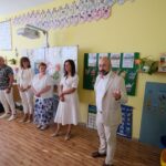Prvňáčky přivítal na zahájení nového školního roku v Rožnově starosta Jan Kučera