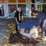 Odhalení pamětní desky Karla Pernici u Lípy svobody v Zubří
