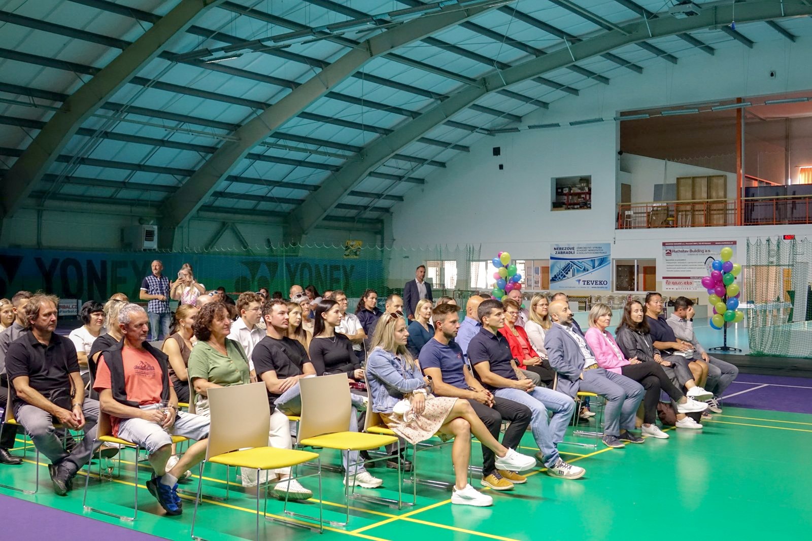 Slavnostní otevření galerie v městské sportovní hale