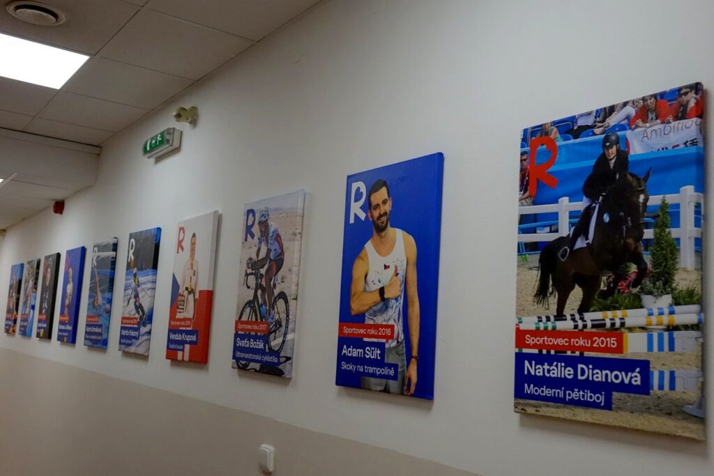 Galerie Sportovců roku v městské sportovní hale
