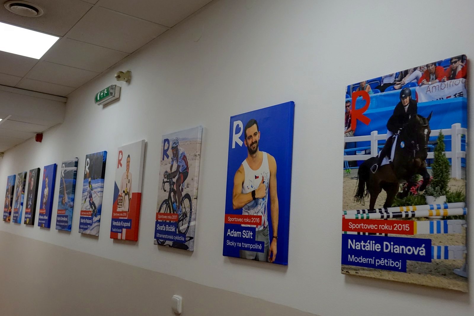 Galerie Sportovců roku v městské sportovní hale