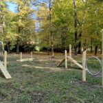 Nové agility hřiště v městském parku