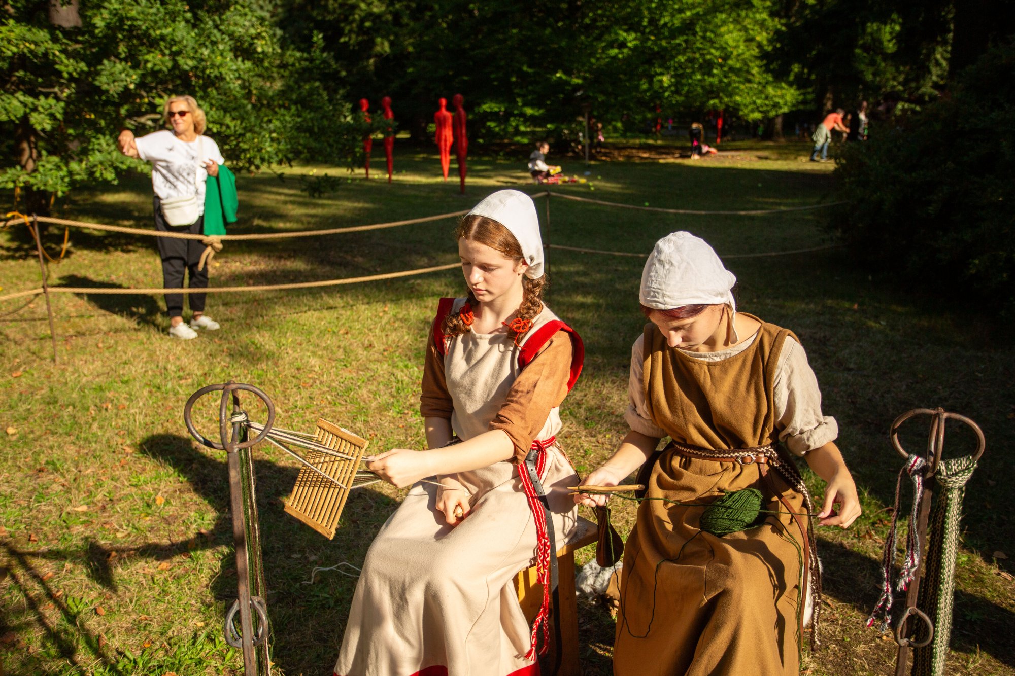 Ukázka historických textilních technik